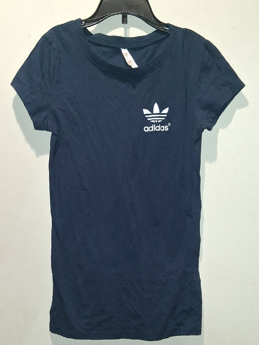 Cute Navy Blue Girl's Adidas Tee